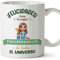 MUGFFINS Tazas para FISIOTERAPEUTA mujer - En Español - Mejor Universo Trofeo - 11 oz / 330 ml - Regalo original y divertido