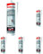 fischer - Mastic acrylique blanc pour combler les fissures, réparations en intérieur, peint, lavable à l'eau, grande adhérence multi-matériaux et facile à appliquer (300 ml) - Blanc (Lot de 5)