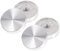 Lot De 4 Ronds En Aluminium Épais Pour Plateaux De Table En Verre Pour Tables Basses Et Bureaux