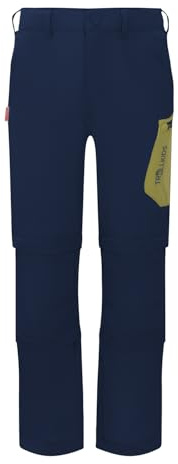 Trollkids Kids Preikestolen Double Zip-Off Pants 176, Mystic Blue