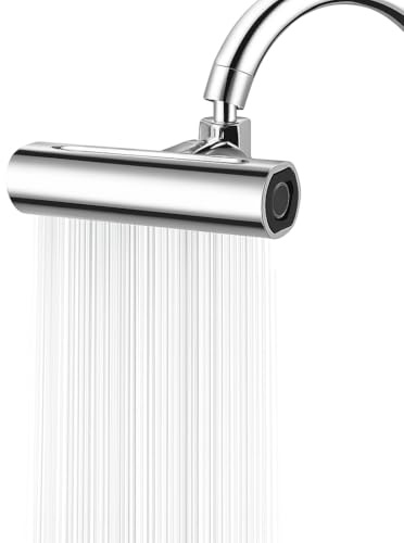 Alargador grifo cocina 4 modos de acero inoxidable | Boquilla multifuncional 360° giratoria para fregadero cocina y baño