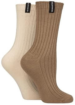 Glenmuir Ladies Light Cushioned Bamboo Boot Socks Pack of 2
