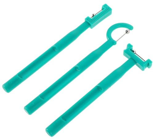 POPETPOP Allenatore Muscolare Orale Design Ergonomico in Plastico e Acciaio Inossidabile Set 3pezzi per Esercizi Quotidiani per Bambini della Lingua della Bocca