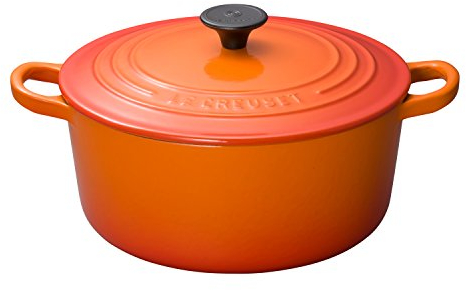 Le Creuset Cocotte Ronde Diam: 22 cm Volcanique 25001220902461