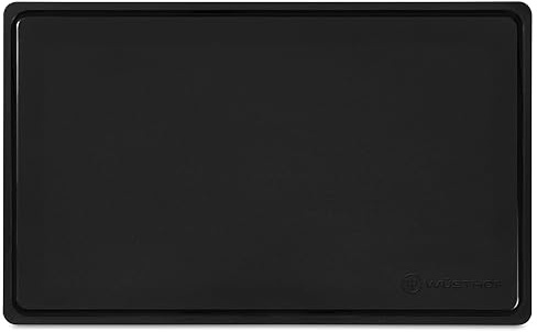 Wüsthof 7299 Schneidunterlage, Thermoplastisches Polyurethan, schwarz, 53 x 32.5 x 0.4 cm