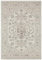 NORTHRUGS In- und Outdoor Teppich 200x290cm - Wetterfest Vintage Muster Orientalisches-Design Läufer Terrassenteppich Balkonteppich Küchenläufer Badteppich Wohnzimmerteppich Wasserfest in Creme Taupe