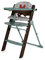 Cosatto Wooden Waffle Highchair - 6 Months -100kg, Multi Height Seat, Foldable, Self Standing, Adjustable Footrest, Removeable & Washable Tray & Seat Pads (Foxford Hall)