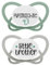 nip - Butterfly | 16-32 Monate | 2er Pack | Stillfreundlicher, zahnfreundlicher Babyschnuller inkl. Schnullerbox. Nachhaltiger Schnuller mit weichem Silikonsauger, Pupsmaschine/Little brother