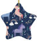 Weihnachtsschmuck Einhorn und Regenbogen gedruckt Keramik Hängende Ornament mit goldener Schnur Porzellan Weihnachtsbaum Ornament Dekorationen