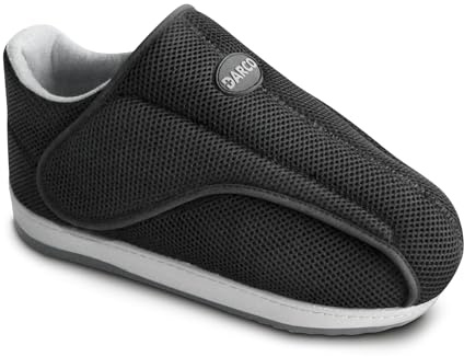 Darco AllRound All-in-One Healing Shoe - NHS Supplied Protective Medical Shoe for Ultimate Comfort - #1 for Post-Op Recovery, Wound Care & Arthritis - Left or Right Foot - Unisex - Black (Extra Large)