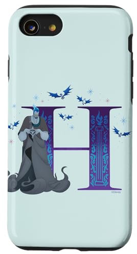 Hülle für iPhone SE (2020) / 7 / 8 Disney Villains Alphabet Monogramm Buchstabe H für Hades
