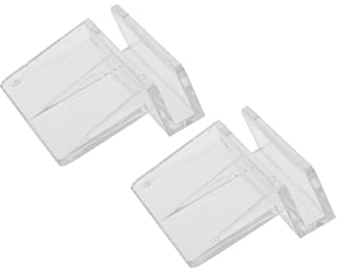 Sosoport 12 Stück Glashalter Für Aquarienfische Ständer Deckelhalter Glas Eckklammern Aquatainer Acryl Abdeckplatte