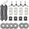 JoyBros Accessoires pour Dreame L10s Ultra Gen 2,L40 Ultra AE,L10s Pro Ultra Heat,Mova E30 Serpillières X6 ; Sacs X4 ; Filtres X4 ; Brosses Principales X2 ;Brosses Latérales X4