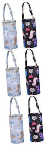ibasenice 6stücke Isolierbeutel Für Babyflaschen Cartoon-Muster Thermische Halter Für Milchflaschen Für Wickeltaschen Und Kinderwagen Warmhaltend Und Praktisch
