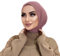 MOWEN Praktischer Hijab-Hut mit Knöpfen, Modal-Baumwolle, Einfarbig, Islamische Muslimische Unterwäsche, Hut, Stretch-Hijab-Hut