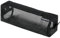 Deepton Transparente Federmäppchen, 19 cm Nylon Mäppchen für Mädchen Teenager, Klein Federtasche Stiftetasche Stiftemappe Pencil Case Schulmäppchen für Schule, Büro - Schwarz