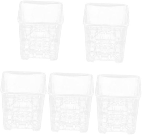 BESPORTBLE Jardineras Transparentes para con Agujeros De Plástico para Plantas Acuáticas y Narcisos