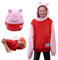 Peppa Pig Kapuzenpulli für Erwachsene und Kinder, Kleinkinder, gemütliches Kuscheltuch und Kissen, langärmeliges Sweatshirt, Peppa Wutz, Kind