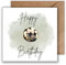 WBdesignz Geburtstagskarte für Fußballfans mit Umschlag - Happy Birthday sportliches Design, Grußkarte Fußball-Liebhaber Kindergeburstag Ball (quadratsch - 125 x 125 mm)