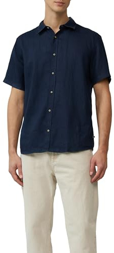 s.Oliver Regular Fit: Leichtes Kurzarmhemd aus 100% Leinen