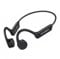 PSIER Bone Conduction Headphones, Bluetooth 5.3 Open Ear Headphones, 8H Playtimes Bone Conduction Earbuds with Mic, IPX6 Waterproof Running Headphones for Hiking, Cycling, Gym (Black)