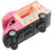 SOIMISS Voiture-Restaurant De Glaces De Simulation Camion-Restaurant Intéressant Camion-Restaurant pour Enfants Résistant À l'usure Camping-Car pour Garçons Alliage Rose