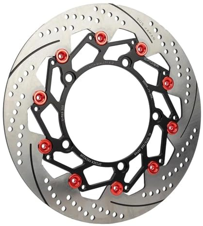 Rear Brake Disc For yamaha For Xmax300 Front Wheel Modified Floating Disc Brake Disc Caliper Transfer Code 300MM Floating Disc Motorcycle Brake Disc(Red)