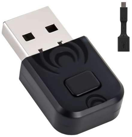 CINAMON Bluetooth 5.3 Adattatore Audio, USB C Trasmettitore Adattatore Audio PC, aptX, Adaptive HD Audio Dongle per PS4 PS5 Switch, Type C, Console di Gioco PC, Plug&Play