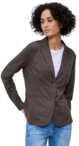 Street One Basic Blazer aus Jersey Molten Earth Mel. 46