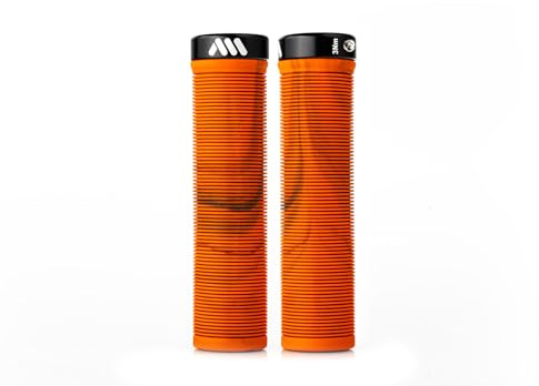 MTB Griffe AMS Barcode – Lenkergriffe mit Lock-On System – klassischer Komfort ohne Handschuhe – ideal für Trail, Dirt Jump und Freeride