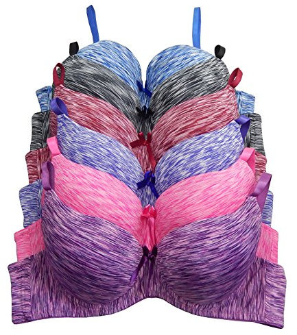 Viola's Secret Women Bras 6 Pack of Bra, 42DDD
