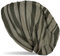 styleBREAKER Unisex Stoff Beanie Mütze mit Falten Muster, Slouch Longbeanie 04024053, Farbe:Oliv-Grün