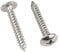 ORANXIN M3 x 20mm 40 Stk Runder Kopf Holzschrauben 304 Edelstahl Kreuzschlitz Mushroom Selbstbohrende Selbstschneidend Schrauben