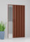 Porta a soffietto scorrevole in vetro con maniglia, altezza 204 cm, larghezza 82 cm, altezza 204 x 82 cm, doppia parete