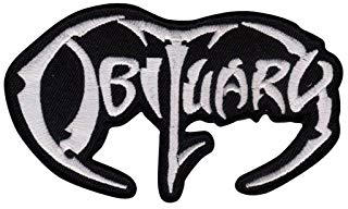 Obituary Death Metal Band Aufnäher Besticktes Patch zum Aufbügeln Applique