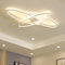 Schlafzimmer Deckenleuchte Led Lampe Modern Ovalen Design Wohnzimmer Deckenlampe Dimmbar 3000-6000K mit Fernbedienung Leuchte Acryl Lampeschirm Pendelleuchte Esstischlampe Esszimmer Flur Dekolampe