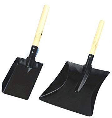 Cabilock 2 Piezas Pala De Excavación Pala De Jardín Cuadrada Multiherramientas Pala De Mano Palas De Jardineria Multi Herramientas Pala para Cavar Pala Pequeña De Metal Bambú Chimenea Mini