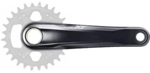 Shimano Unisex – Erwachsene Deore XT Kurbelarmsatz, schwarz, 165 mm