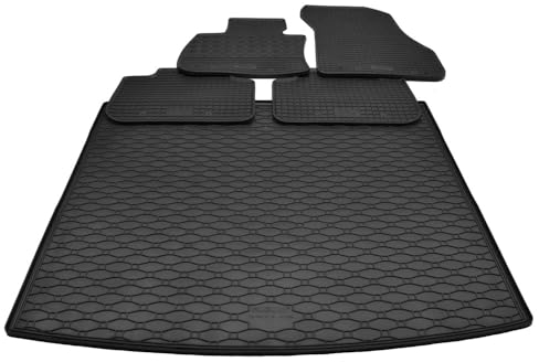 Mattenprofis Gummimatten + Gummi Kofferraumwanne Set passend für BMW X1 F48 ab Bj.2014 GKK