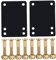 Skateboard Riser Pads Skateboard Skateboard Vis de Coussinet Set Montage Matériel de Remplacement Boulons à écrous de Remplacement pour longboards Scooters Cruiseriques - Pièces de