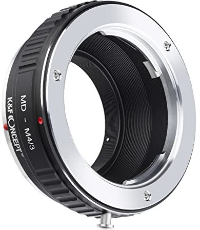 Minadax Hochpräzisions-Objektivadapter MD-M4/3 - Kompatibel mit MD/MC Objektive und Micro 4/3 MFT Kameras