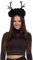 Brandsseller Haarreif Reh Geweih mit 5 schwarzen Rosen Hirsch Rentier Karneval Verkleidung Accessoires