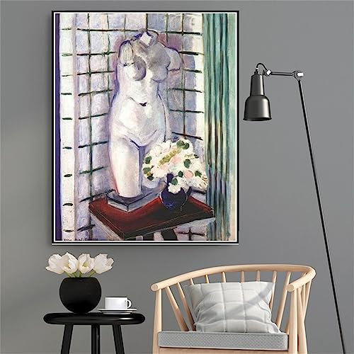 Henri Matisse Stillleben mit Gips-Torso-Gemälde zum Selbermachen, 5D-Diamant-Malerei-Kits, DIY, Kunsthandwerk für Zuhause, Wanddekoration, Geburtstagsgeschenke
