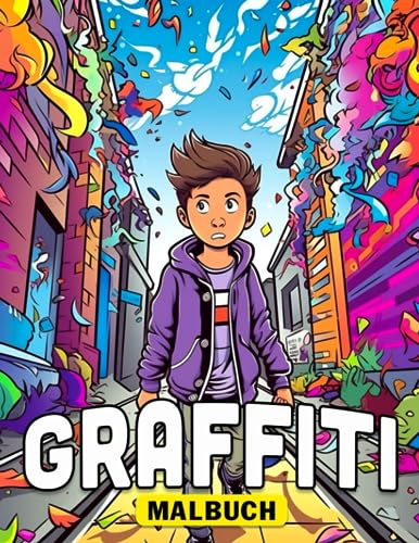 Graffiti-Malbuch: 30 Graffiti-Illustrationen zum Ausmalen für jugendliche Jungen sind ein tolles Geschenk für jede Gelegenheit, einschließlich Wichtelgeschenke.