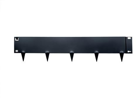 Wovar Bordure de Jardin en Acier Noir 24 x 106 cm Flexible - par pièce