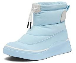 SOREL Women's Out N About lV Puffy Waterproof Boot, Arctic Sea/Chalk, 3.5 UK