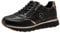 Tamaris Damen Sneaker Wechselfußbett; Black/Copper, EU 39