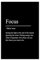 Definition Black .Focus Poster Leinwand Poster Schlafzimmer Dekor Sport Landschaft Büro Zimmer Dekor Geschenk Unrahmen: 30 x 45 cm