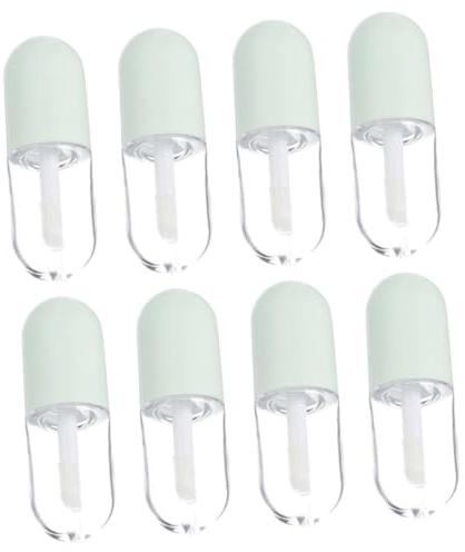 DRESSOOS 8 Stück Leere Lipgloss Tuben Reise Lippenöl Flaschen Lipgloss Behälter Lippenöl Röhren Leere Lippenstift Röhren Reise Lippenbalsam Flaschen