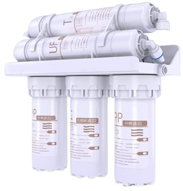 Filtración de agua Purificador de agua for el hogar, de filtro de agua for grifo de cocina, Kit de purificación de agua de ultrafiltración 3 + 2 para fregadero doméstico
